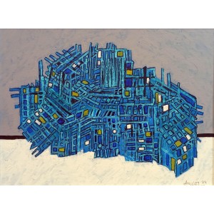 Anwar Maqsood, 18 x 24 Inch, Acrylic on Canvas, AC-AWM-130